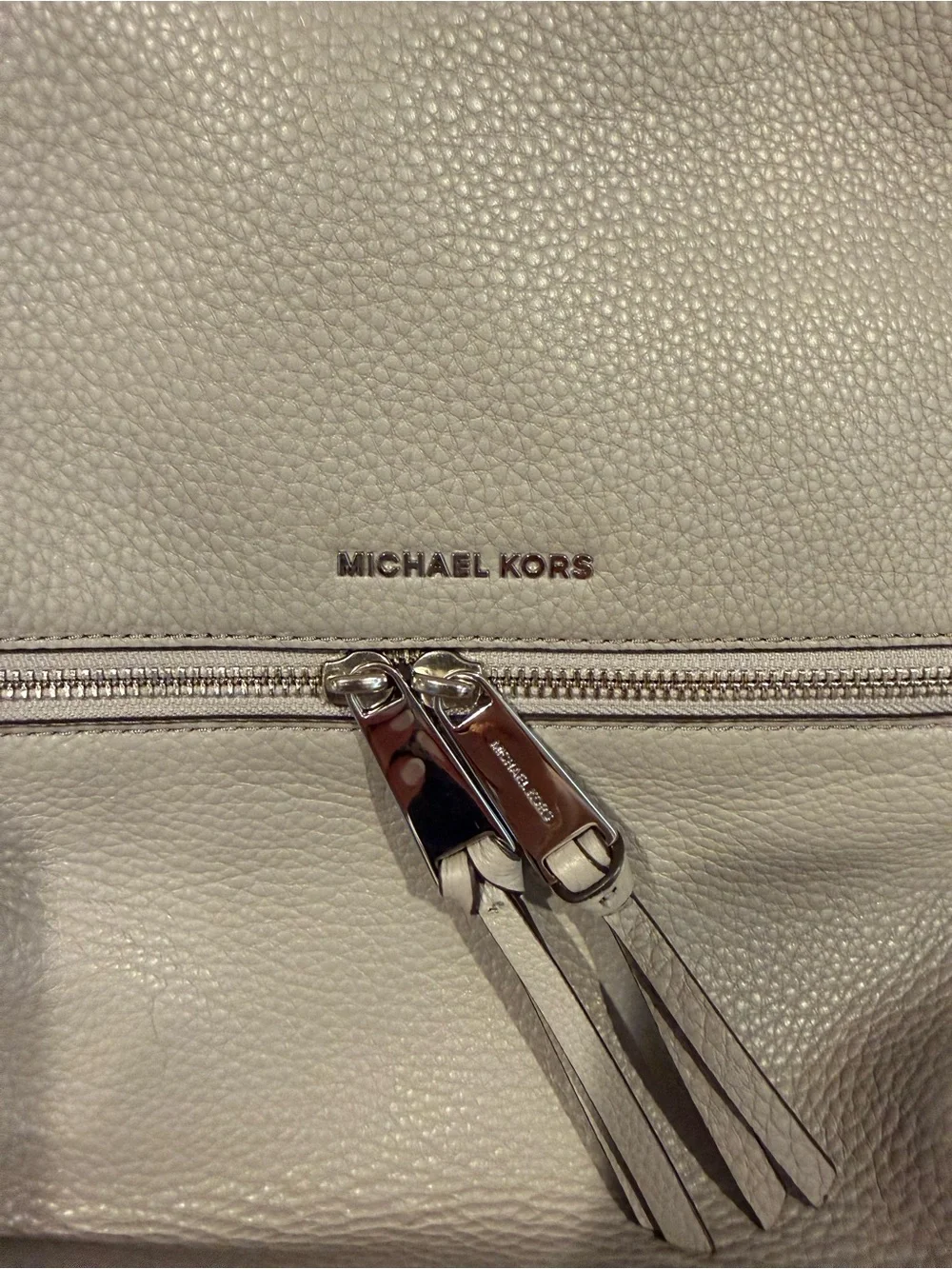 MICHAEL KORS Pebbled Leather Backpack